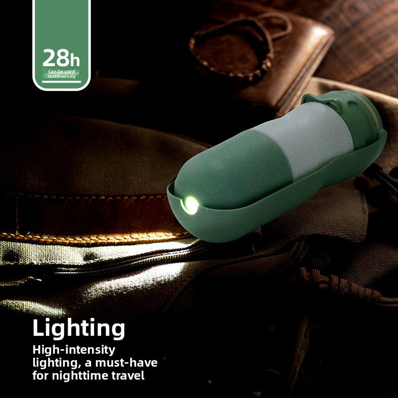 folding dog water cup with LED light