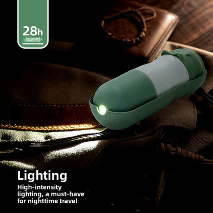 folding dog water cup with LED light